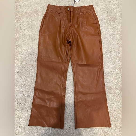 Deluc Harper vegan leather pants M NWT - Picture 2 of 3
